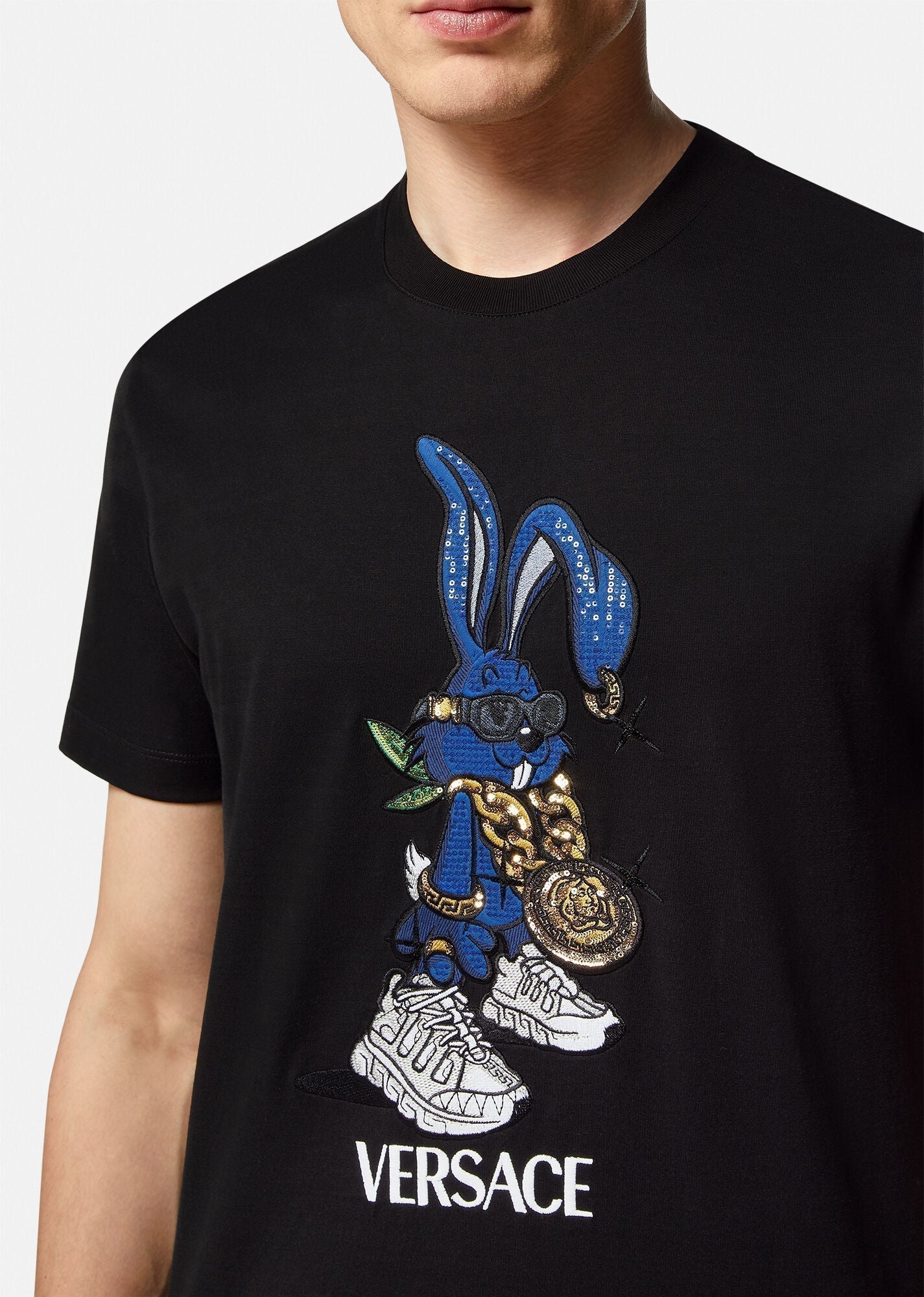 T-SHIRT LAPIN bleu
