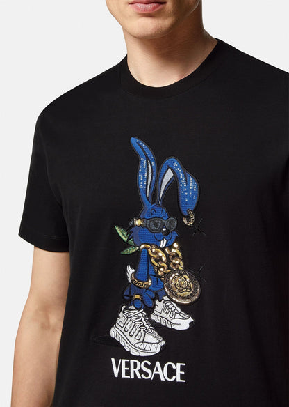 T-SHIRT LAPIN bleu