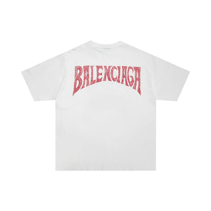 T-shirt en coton extensible avec imprimé graphique (préféré pour l'été)