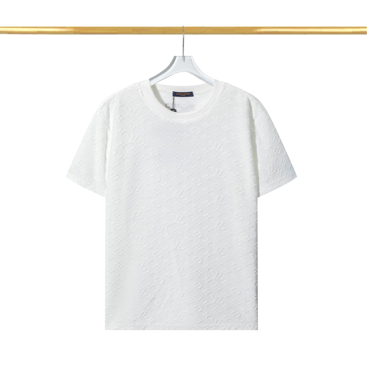 T-shirt en coton molletonné à carreaux