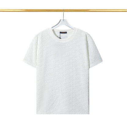 T-shirt en coton molletonné à carreaux