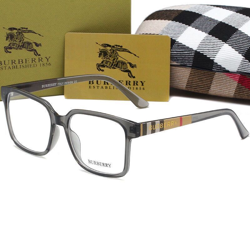 Gafas cuadradas retro de cuadros unisex