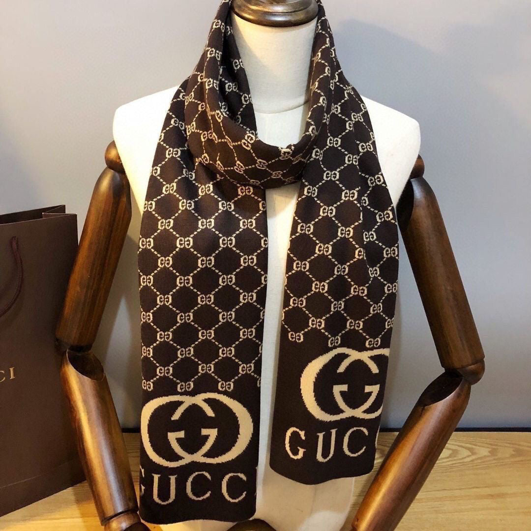 Écharpe unisexe chaude en cachemire gaufré