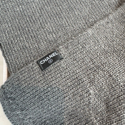 Luxury 100% Cashmere Knit Scarf – Soft Elegant Color Palette, 32 × 170 cm