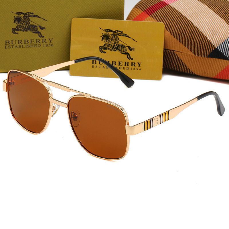 Lunettes de soleil rétro unisexe à double pont