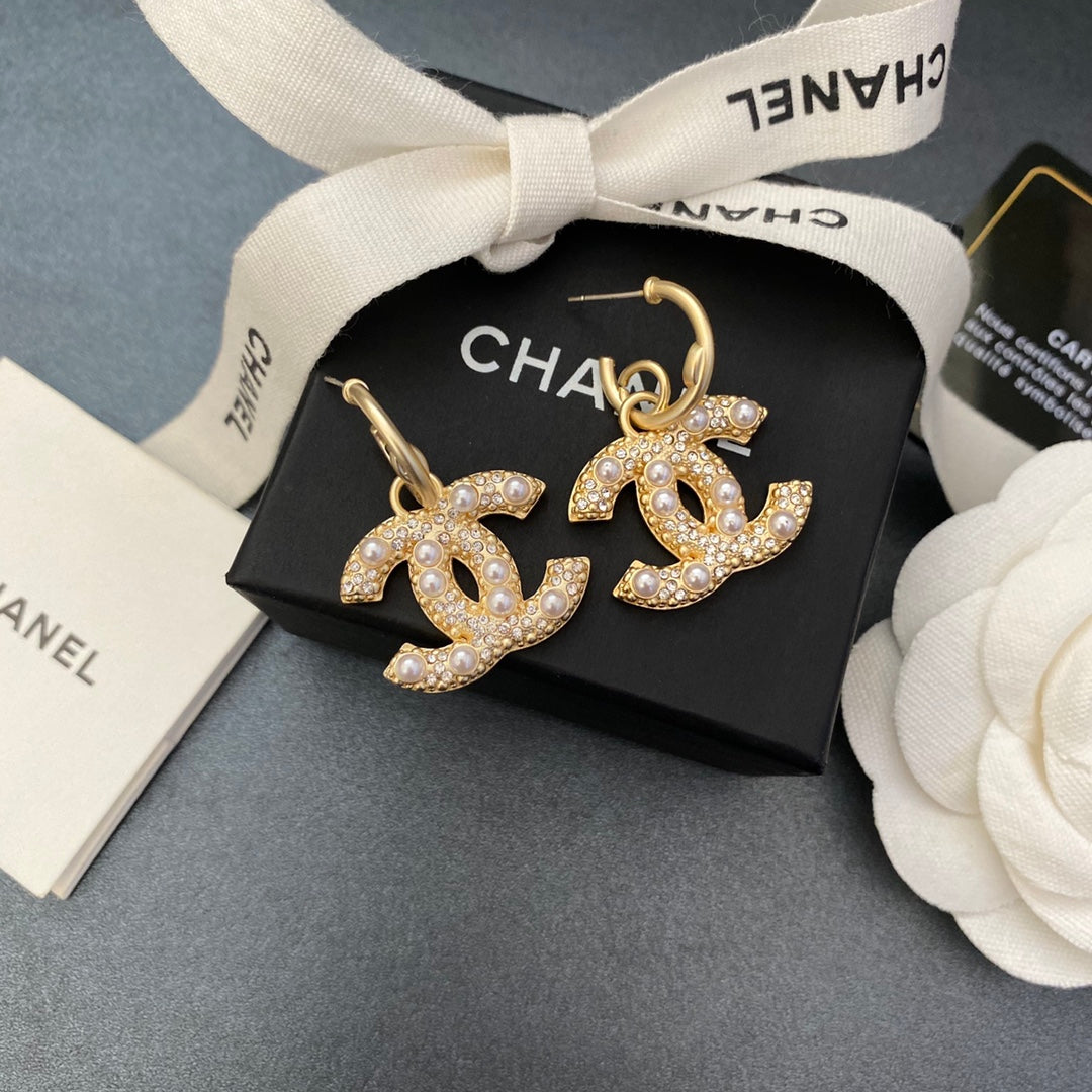 Boucles d'oreilles mode perles