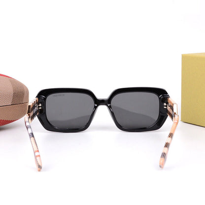 Lunettes de soleil polarisées à carreaux rétro