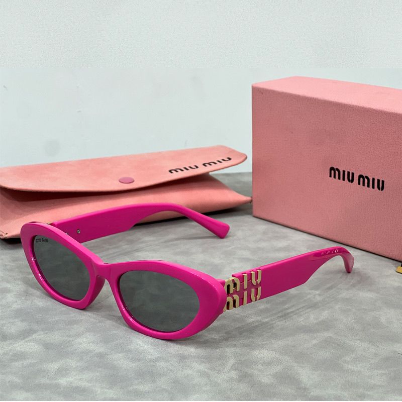 Lunettes de soleil ovales œil-de-chat rétro pour femme