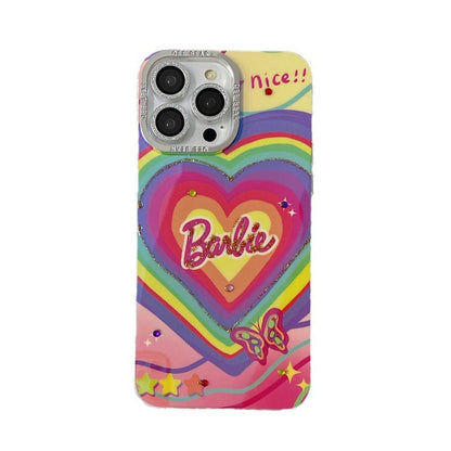 Funda de Corazones Coloridos de Dibujos Animados