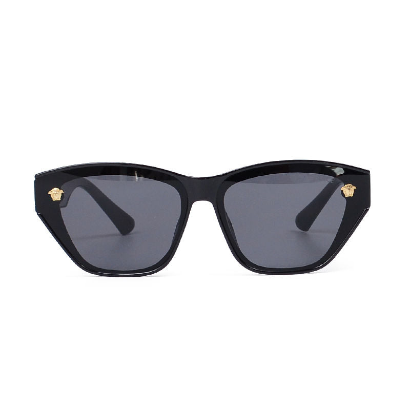 Lunettes de soleil d'extérieur avec monture gravée, lettre tendance