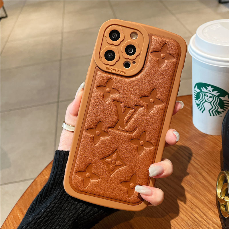 Étui en cuir antidérapant en silicone souple