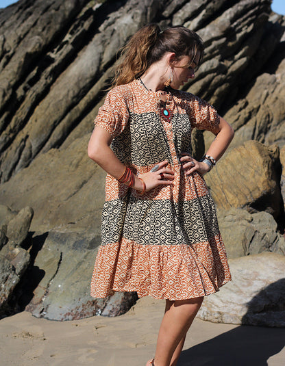 Robe courte Piya en Taal