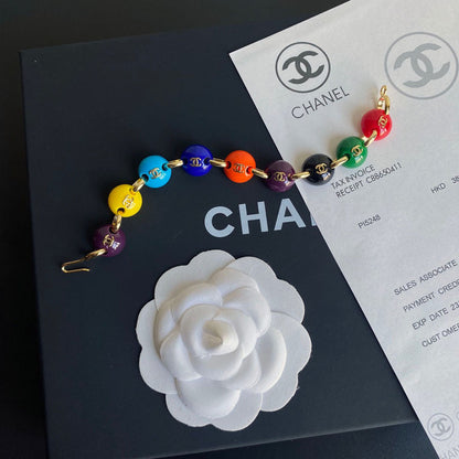 Pulsera de Cuentas Arcoíris con Temperamento