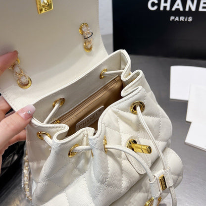 Sac à dos à cordon losange de qualité supérieure