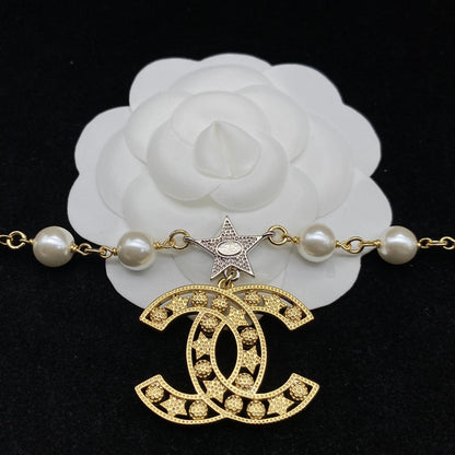 Collier ajustable de perles tempérament étoile