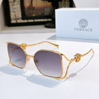 6 Color Hollow Square Metal Sunglasses - VE1874