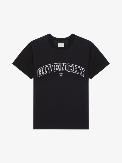 T-shirt universitaire en coton