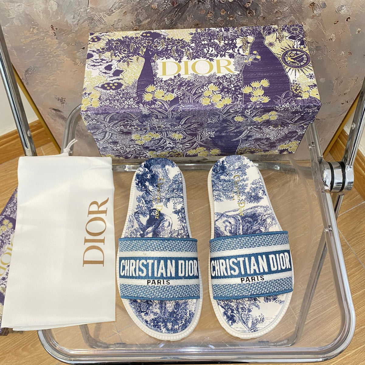 Jacquard Pattern Slippers