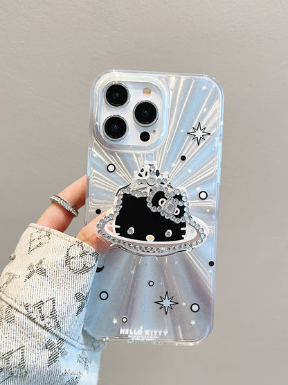 Bonita funda tipo atril de dibujos animados de láser