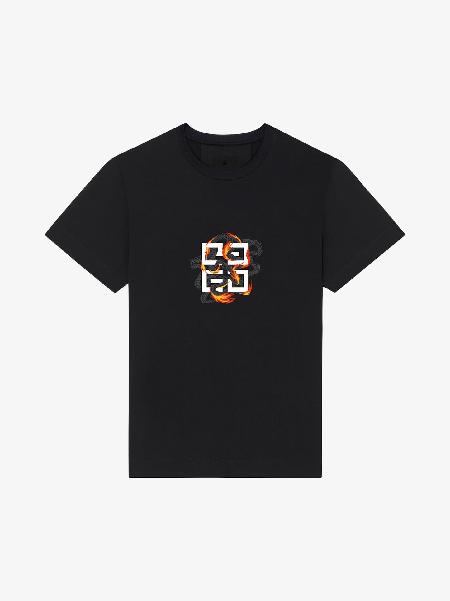 T-shirt imprimé classique flamme