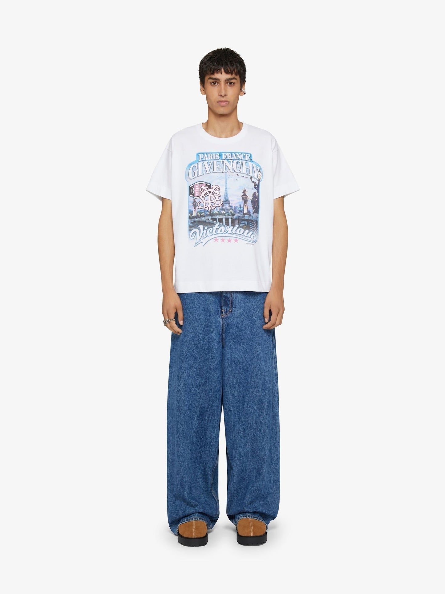 T-shirt imprimé tour