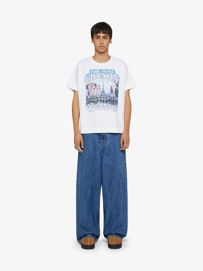 T-shirt imprimé tour