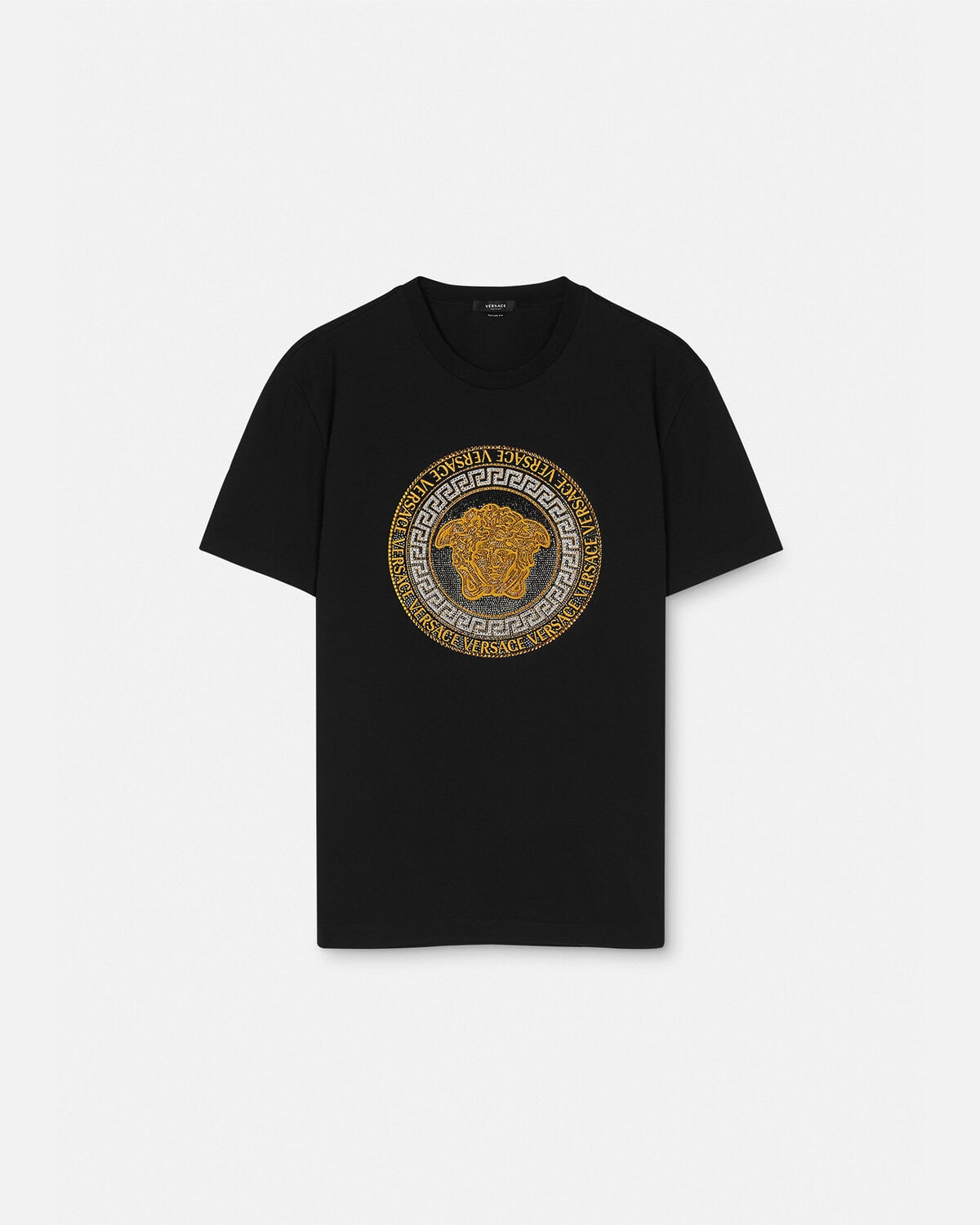 T-shirt classique à imprimé doré
