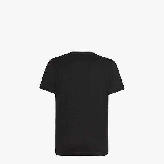 T-shirt imprimé étiquette marron