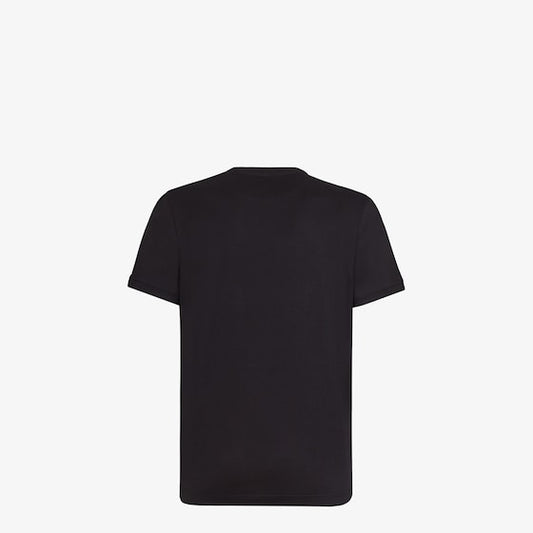 Camiseta estampada etiqueta marrón