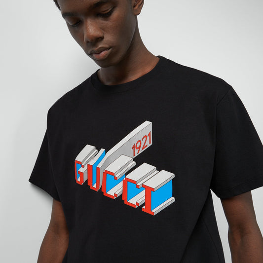 Camiseta con Estampado de Texto Alargado