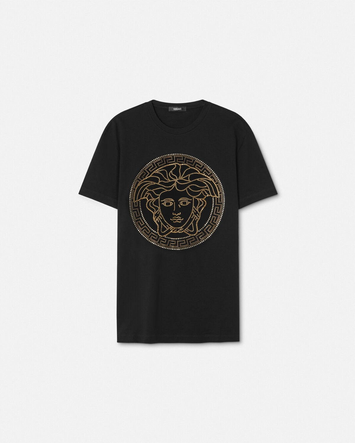 T-shirt classique à imprimé doré