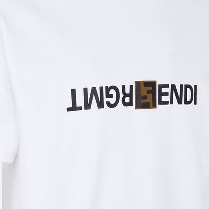 T-shirt imprimé lettres noires