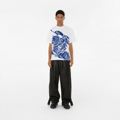 T-shirt imprimé Chevalier Bleu