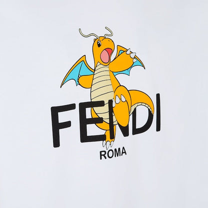 T-shirt à imprimé dinosaure de dessin animé