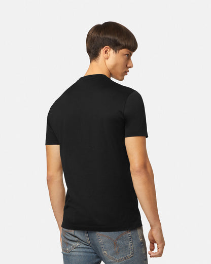 T-shirt classique à imprimé doré