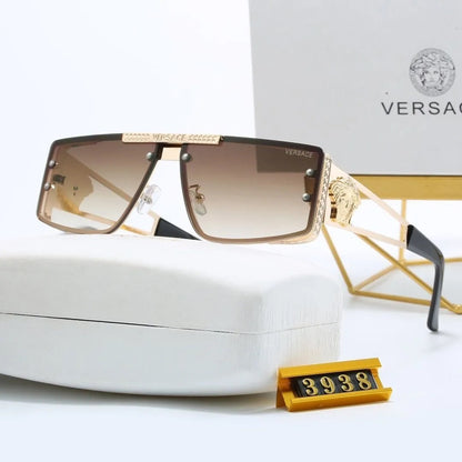 Lunettes de soleil de style européen et américain 2026 nouvelle mode, avec monture en métal 3938 (protection UV)