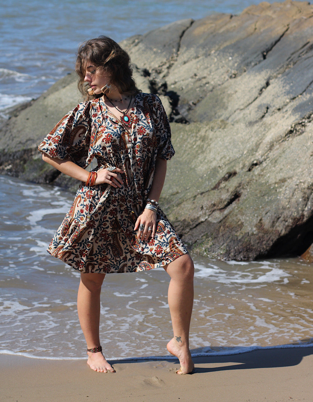 Robe courte Neera Rani