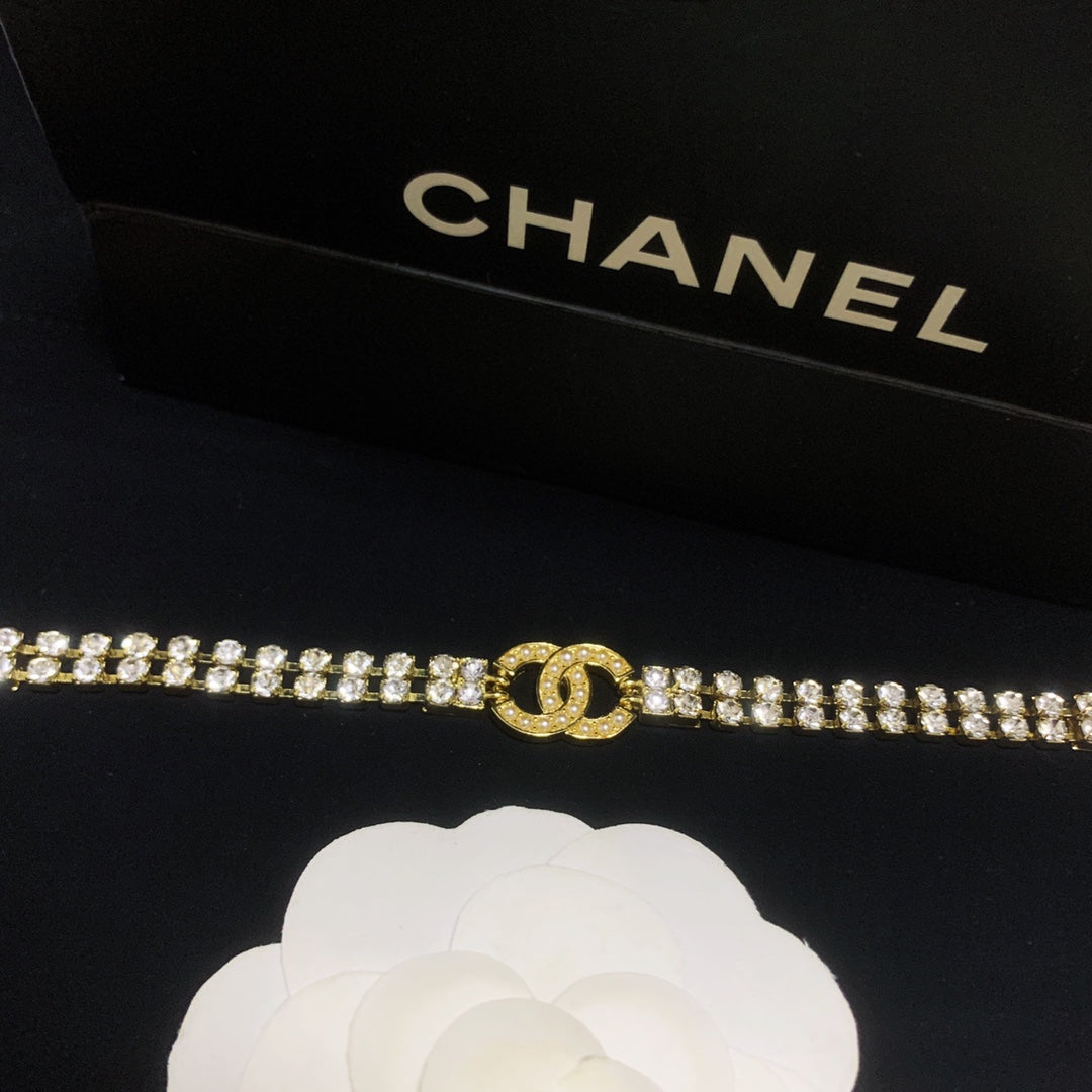 Bracelet ajustable Double Cristal Diamant