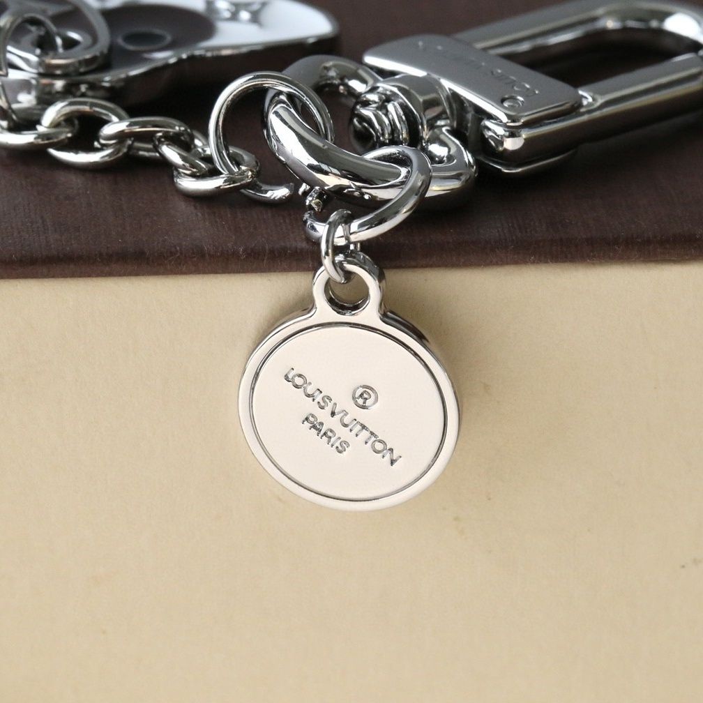 Porte-clés pour chien monogrammé