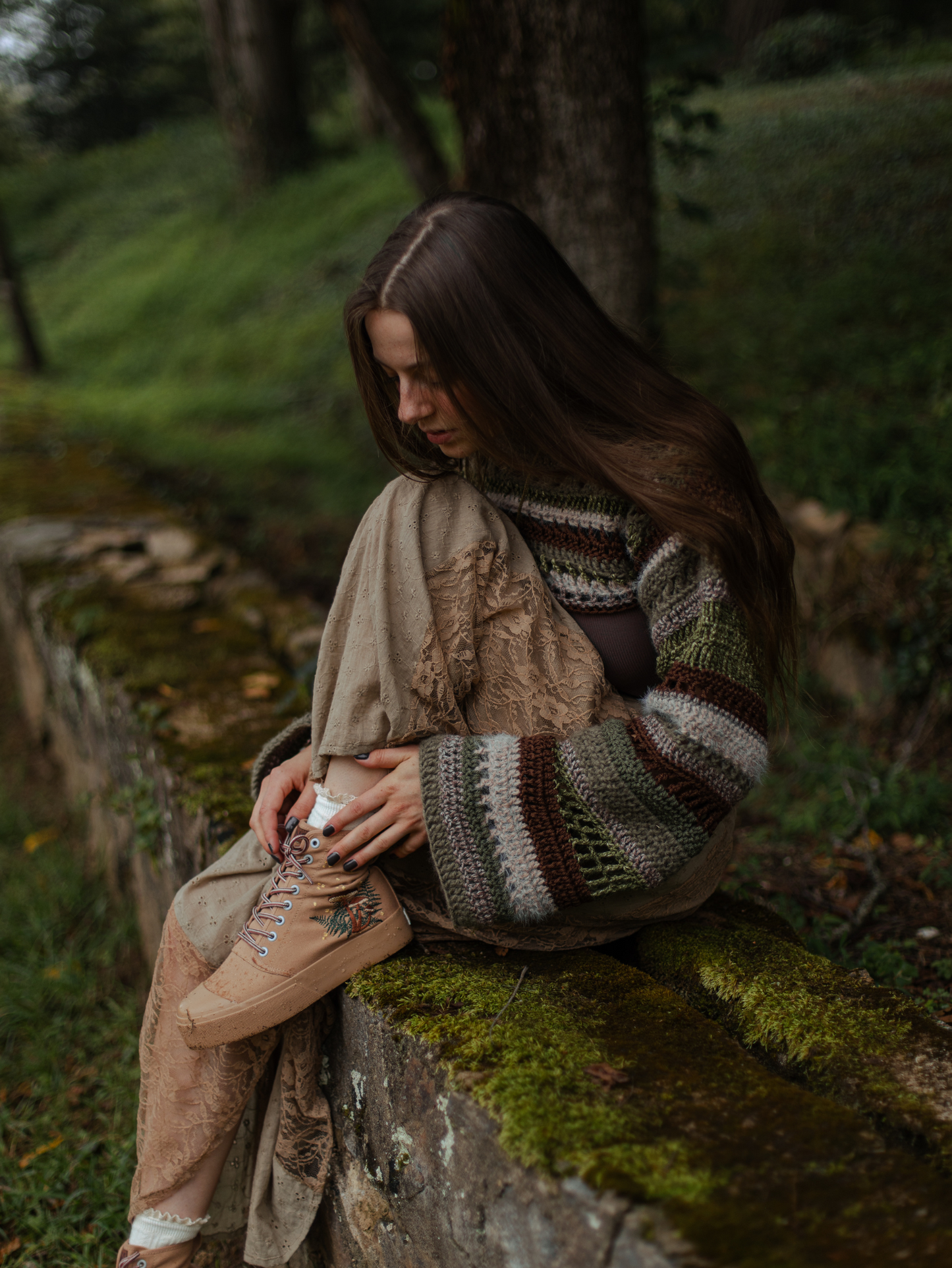 Baskets montantes à plateforme Woodland Wanderer