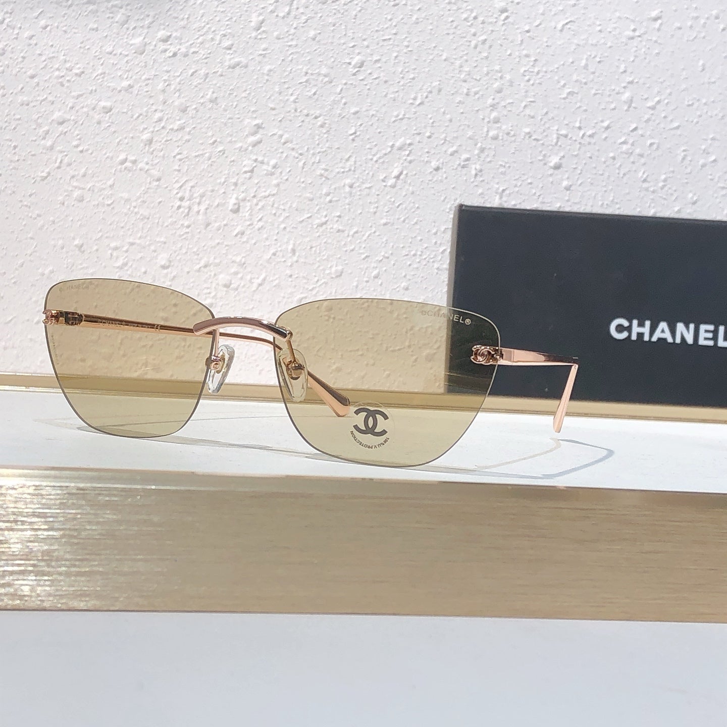 9 Color Rimless Cat-Eye Sunglasses 4286T