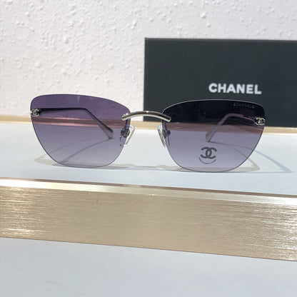 9 Color Rimless Cat-Eye Sunglasses 4286T