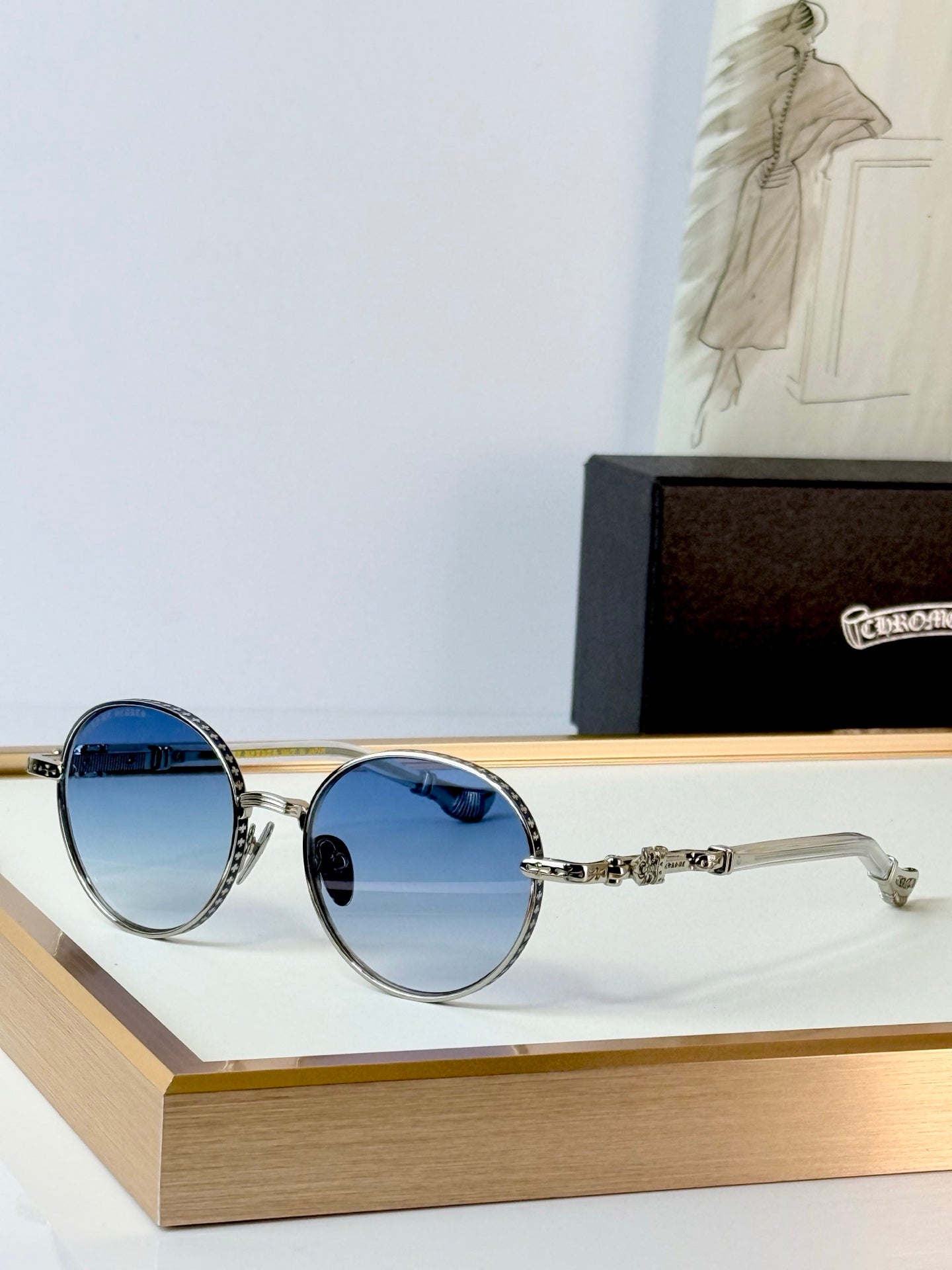 6 Color Round Metal Sunglasses