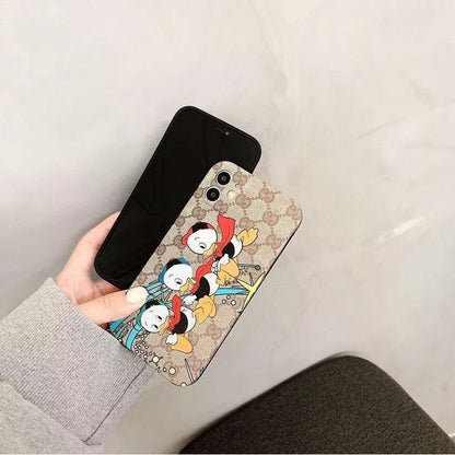 Jolie coque de téléphone canard à imprimé classique