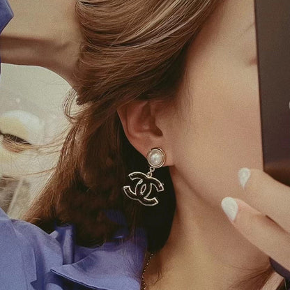 Boucles d'oreilles en époxy nacré Tempérament