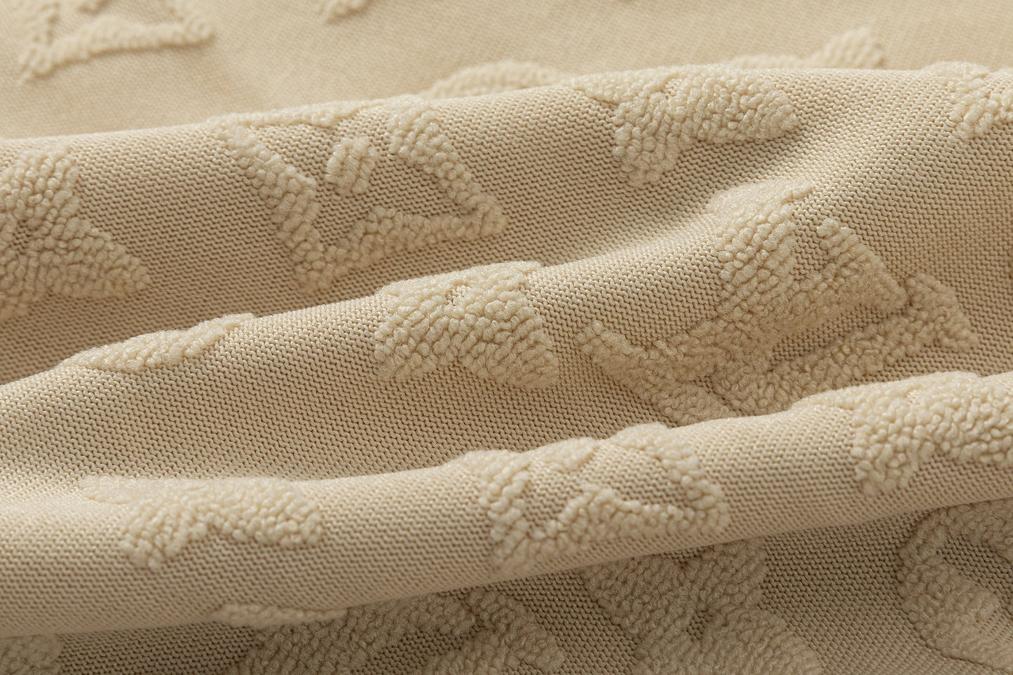T-shirt en coton molletonné à carreaux