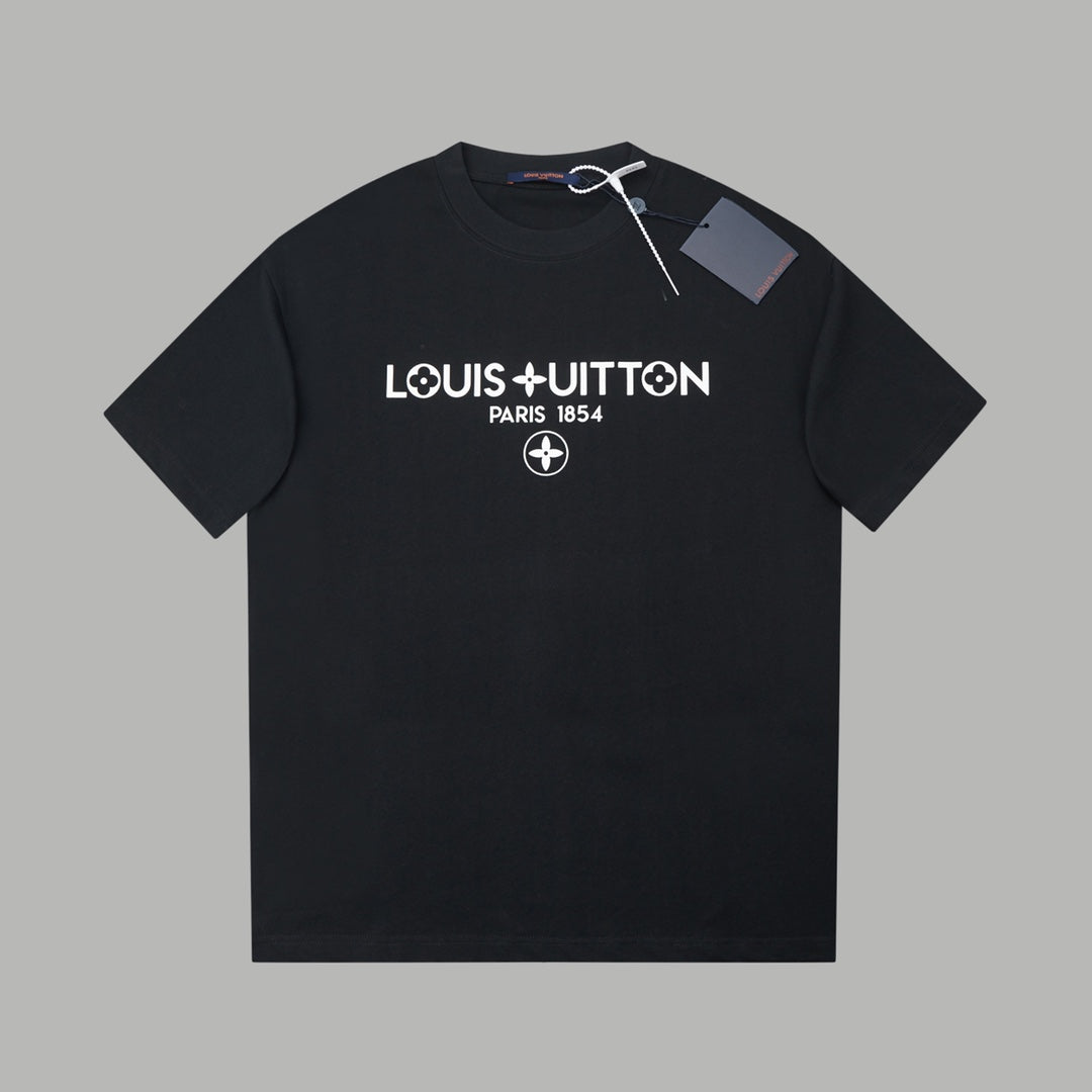 T-shirt à impression lettre simple
