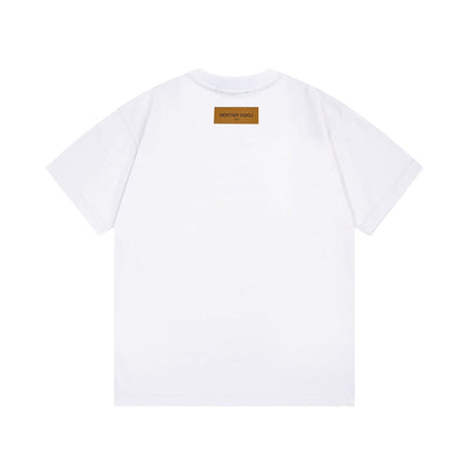 T-shirt imprimé lettres colorées