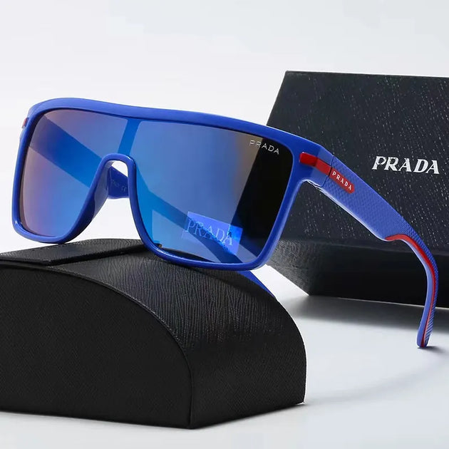 Lunettes de soleil monobloc grand cadre, nouvelle mode 2026