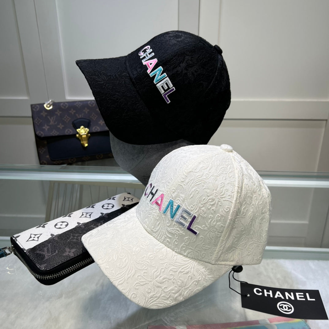 Casquette de baseball brodée colorée à motif 3D